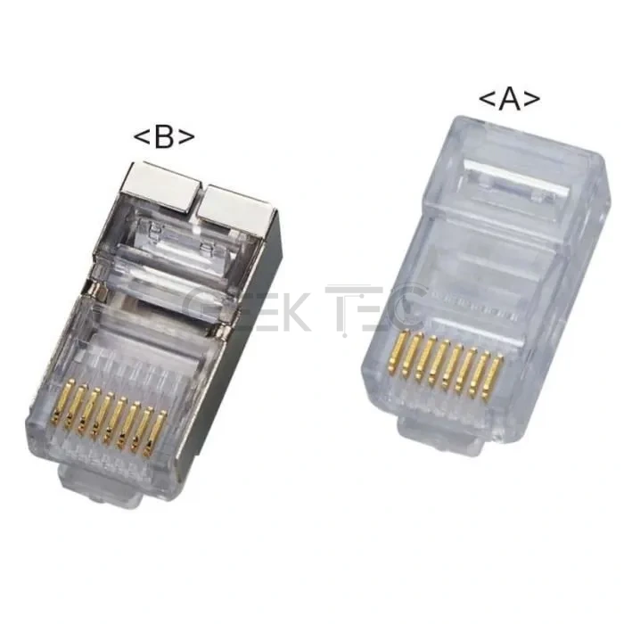 Pack de 50 Connecteurs 8/8 RJ45 Blindé