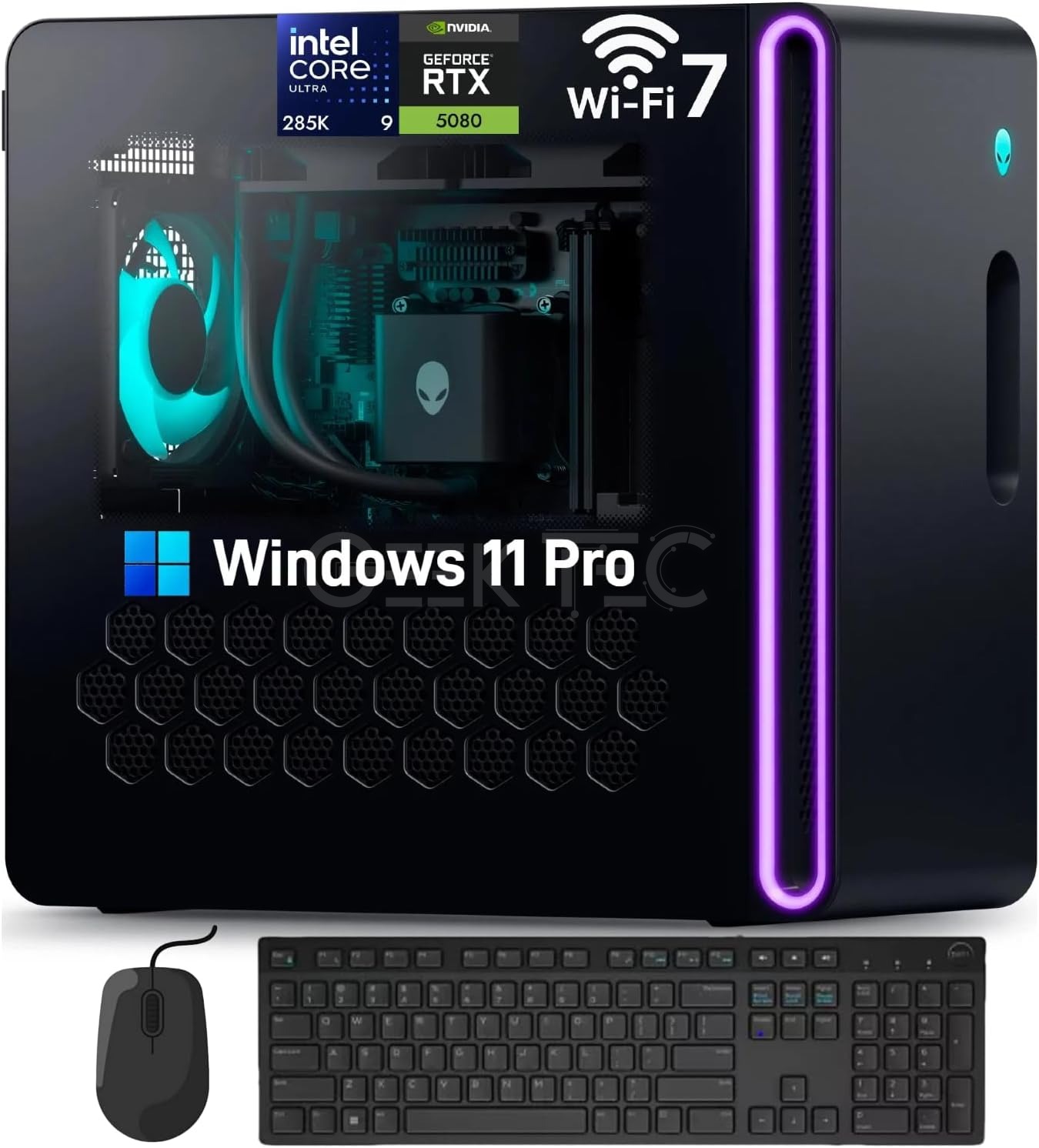 PC Gamer Alienware Intel Ultra 9 285K (24 coeurs x 5.70 GHz) Nvidia GeForce RTX 5080 (16 Go) 64 Go DDR5 - 5200 MHz 2 To