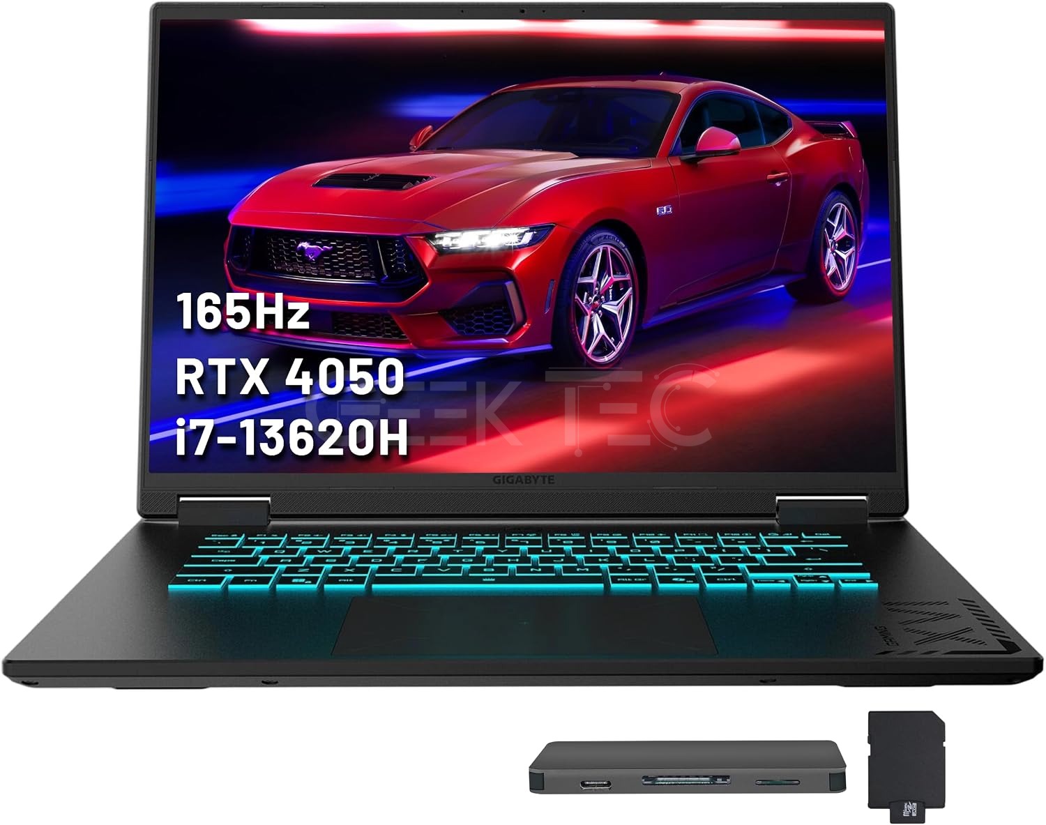 GIGABYTE A16, écran WUXGA 165 Hz, Intel i7-13620H, NVIDIA GeForce RTX 4050, 16 Go DDR5, SSD 512