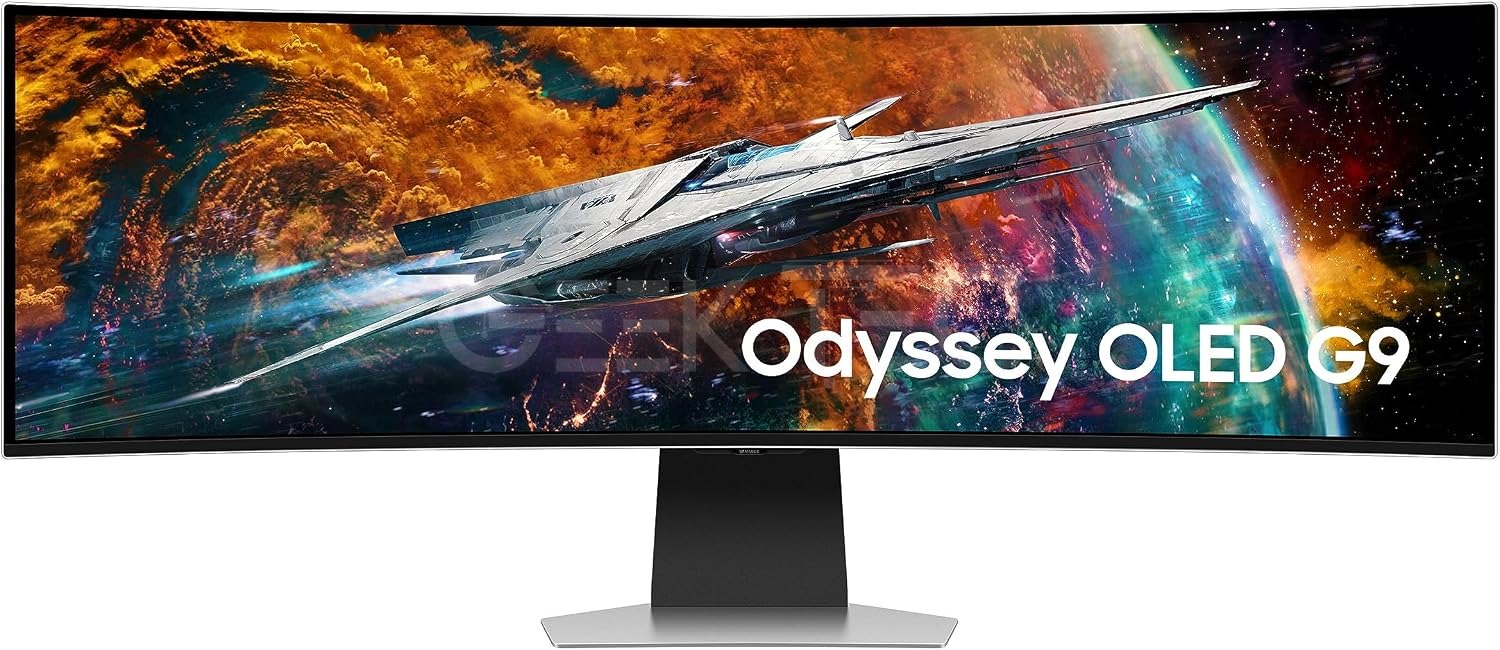Samsung Odyssey OLED G9 49″ – Écran Gaming OLED Dual QHD 240 Hz, 0,03 ms, FreeSync Premium Pro