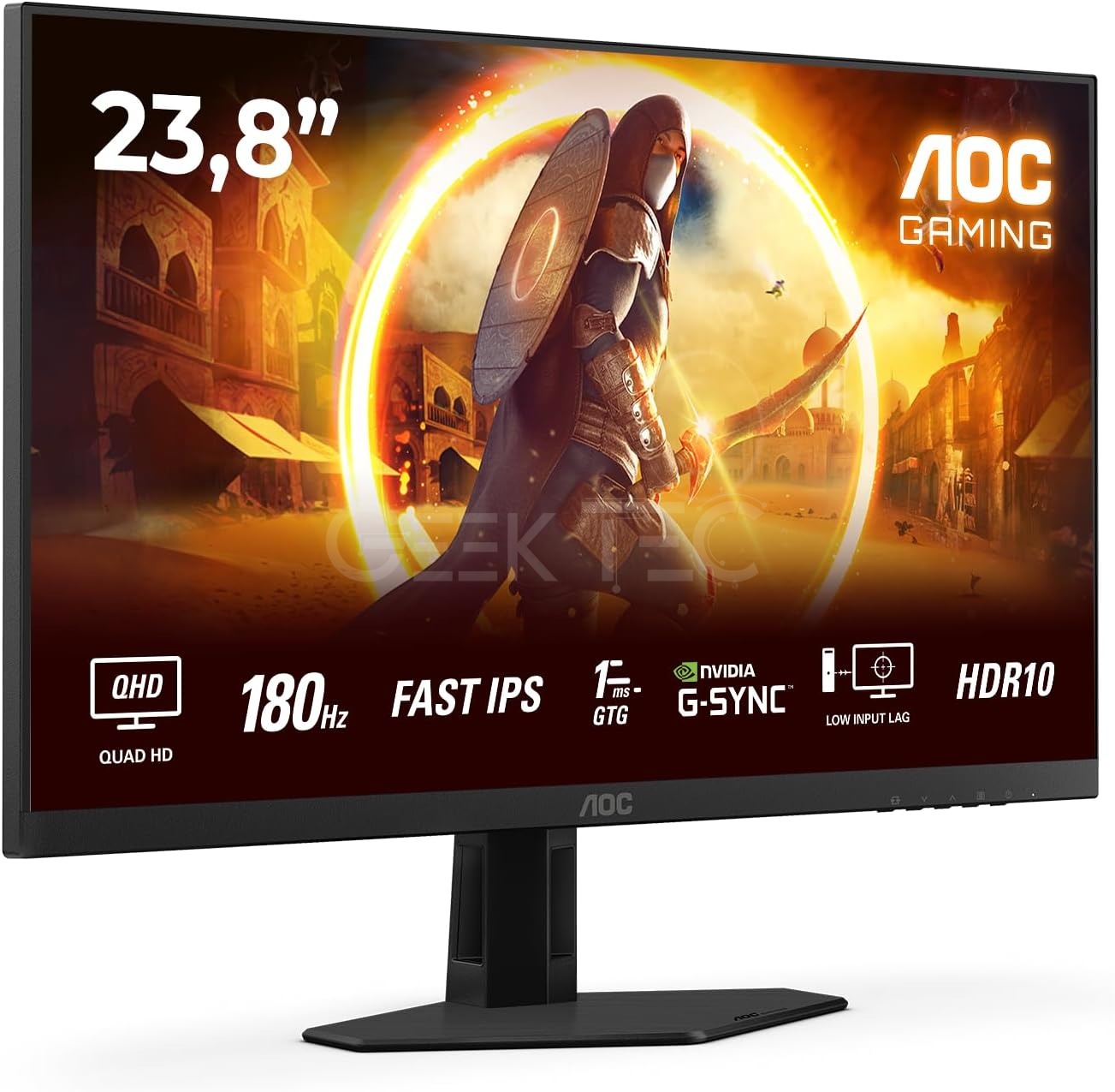 Écran Gaming 24 pouces QHD 180Hz AOC