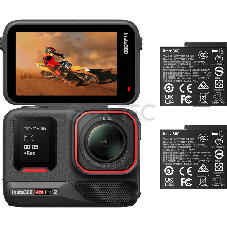 Insta360 Ace Pro 2  Double Batterie  8K