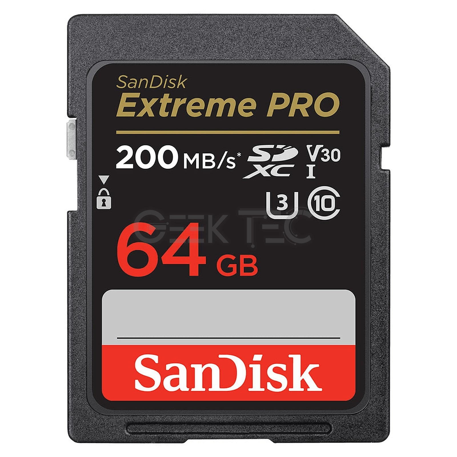 Carte Mémoire SanDisk 64 Go Extreme PRO carte SDXC 200 Mo/s,
