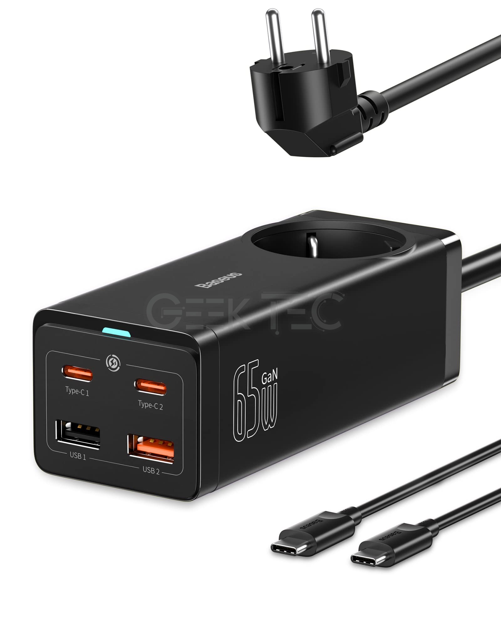Chargeur Baseus 65W GaN Fast Charger Power