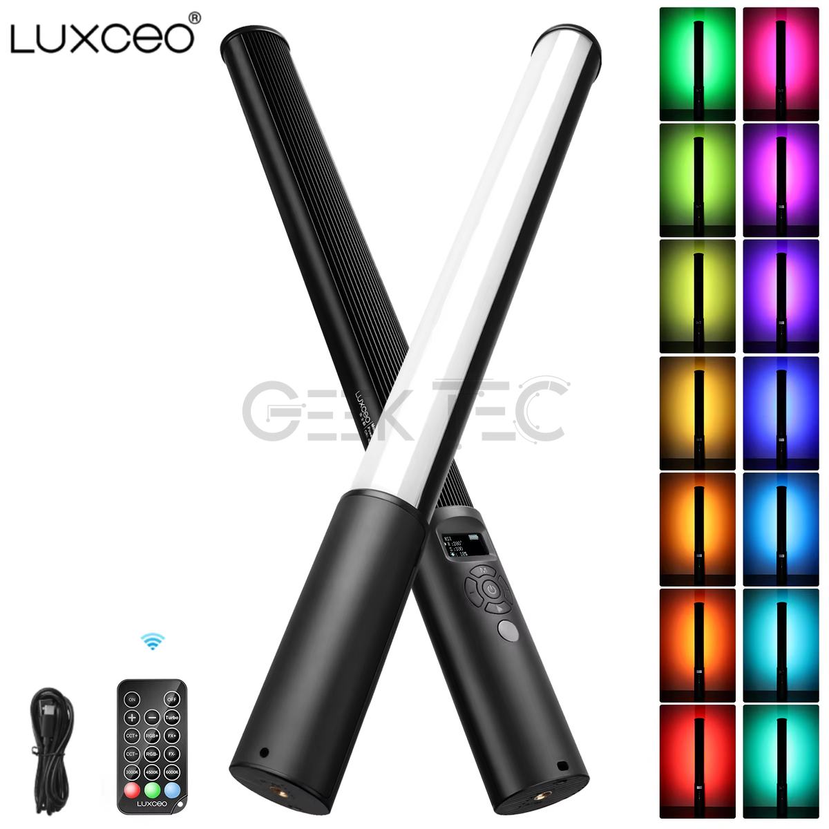 Lumière LUXCEO Light RVB Vidéo P7RGB Pro Eclairage LED