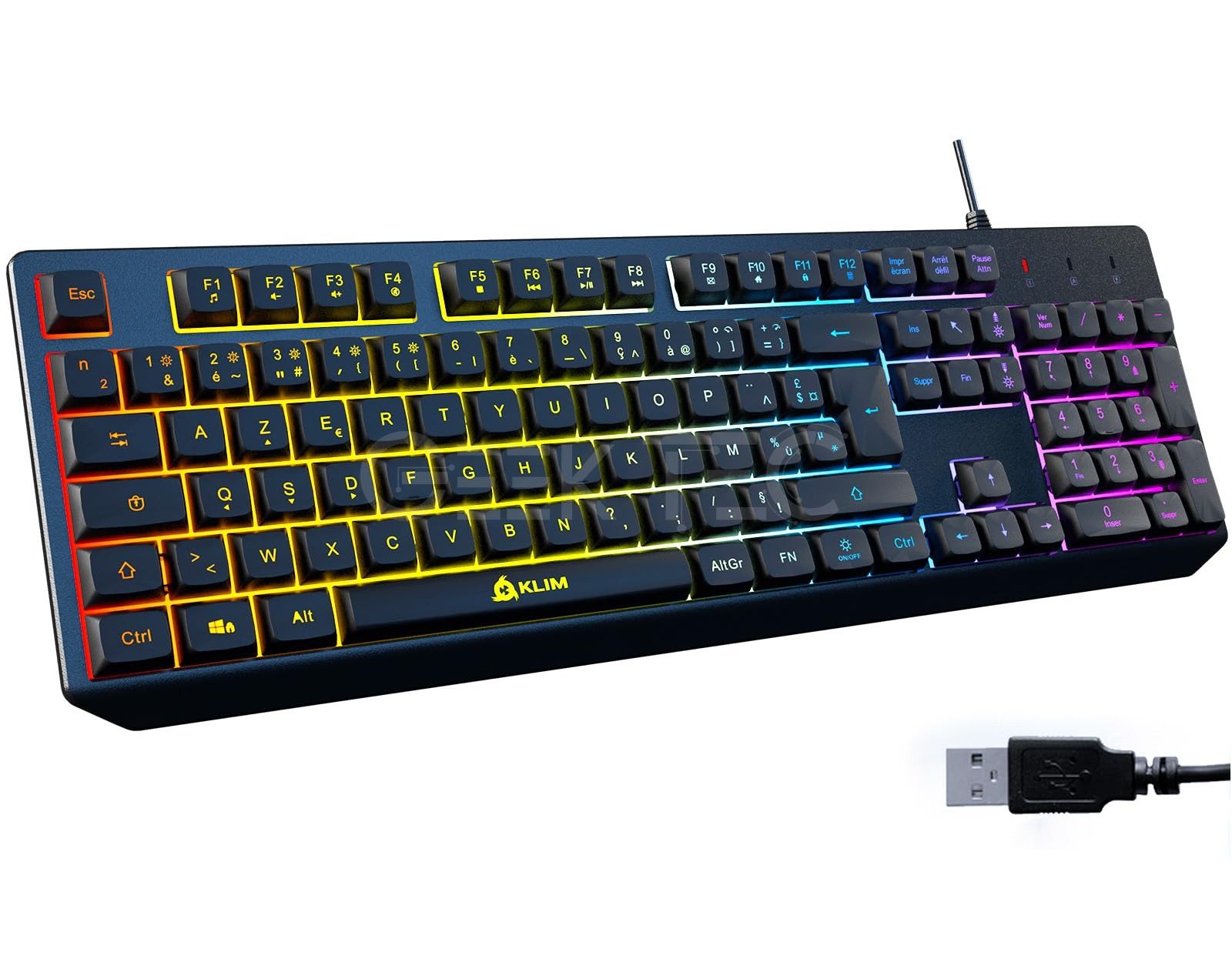 KLIM Chroma Clavier Gamer AZERTY FR