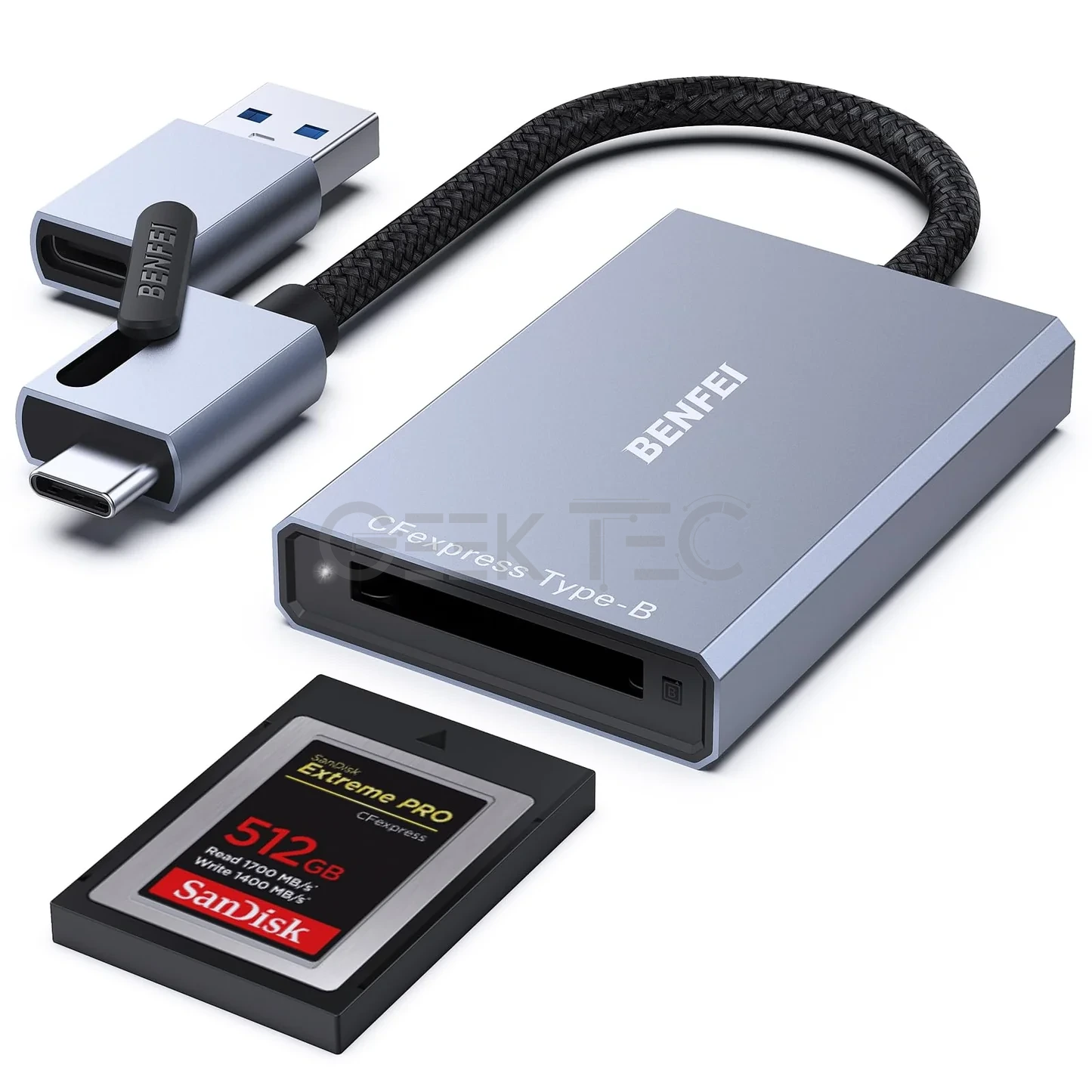 BENFEI CFexpress Type B Card Reader with USB 3.2