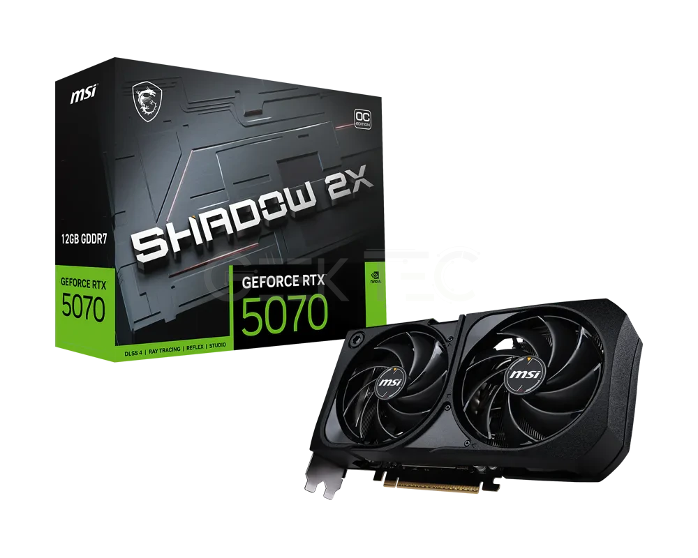 CARTE GRAPHIQUE MSI GeForce RTX 5070 12G GAMING