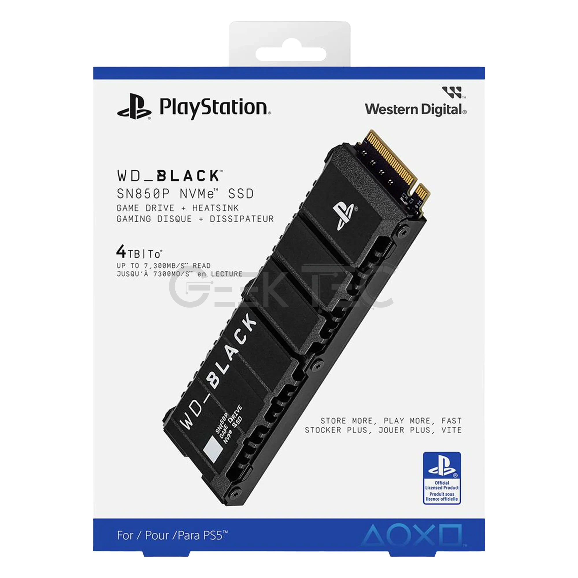 WD_BLACK SN850P 4 To PS5 SSD