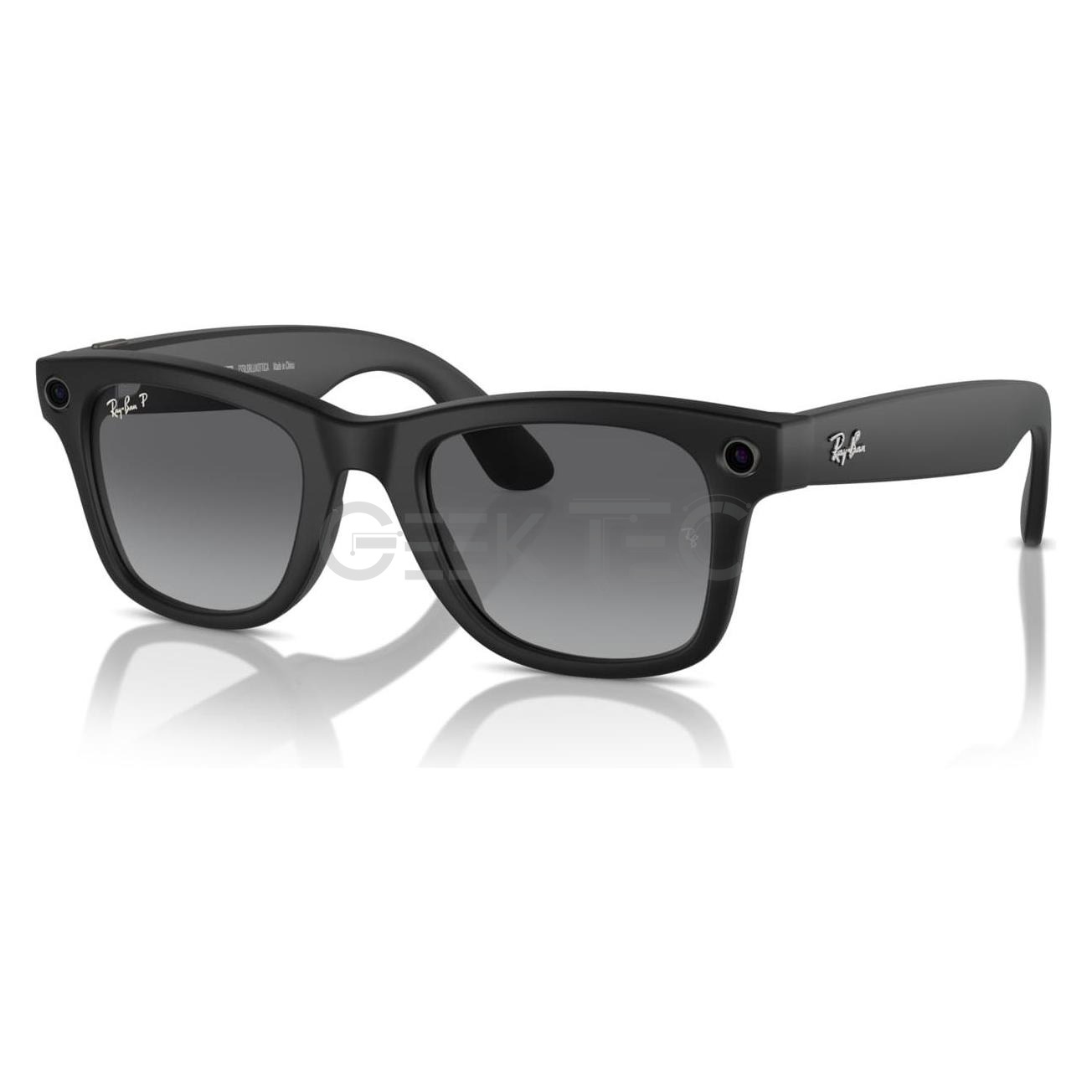 Ray-Ban Meta (1re génération), Wayfarer, Grand Noir mat