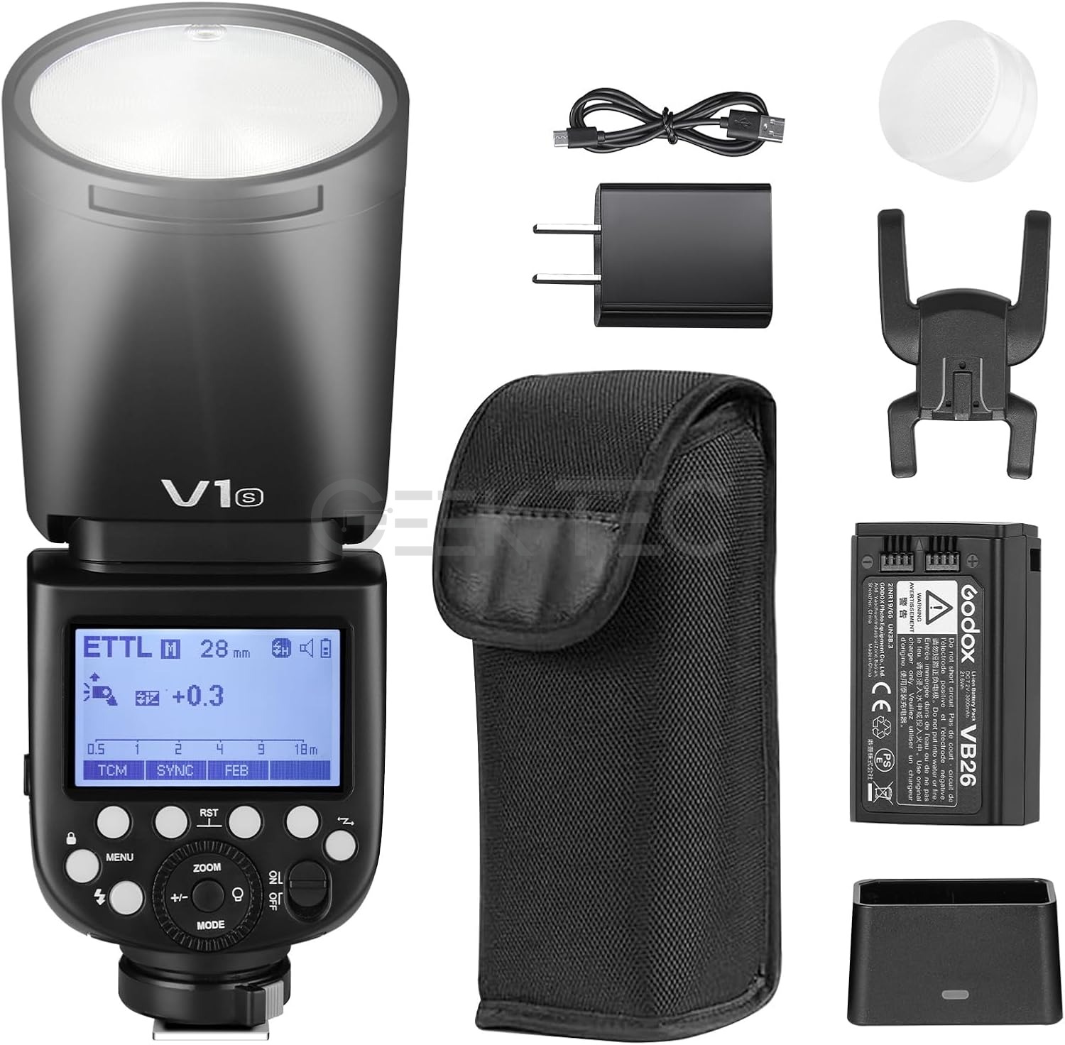 Godox V1S V1-S Flash pour Sony, 2.4G