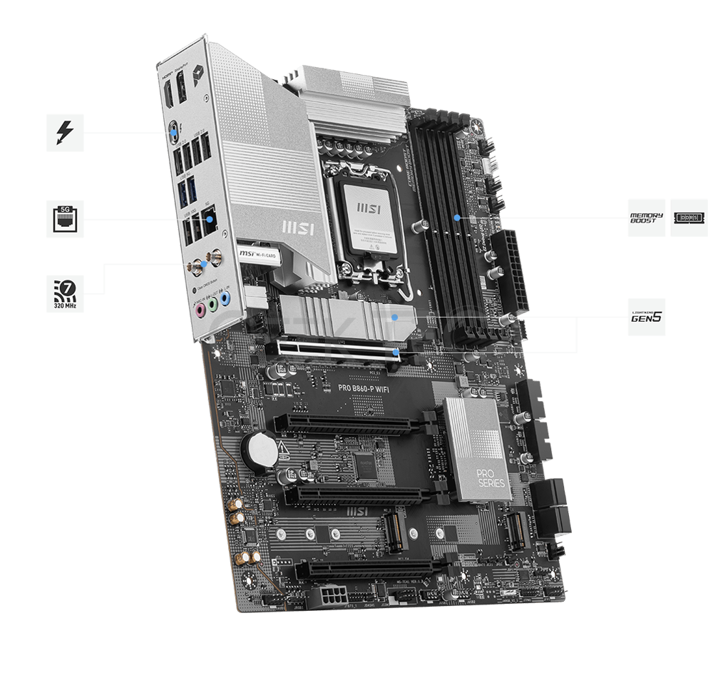 Carte mère MSI Pro B860-P WiFi , ATX