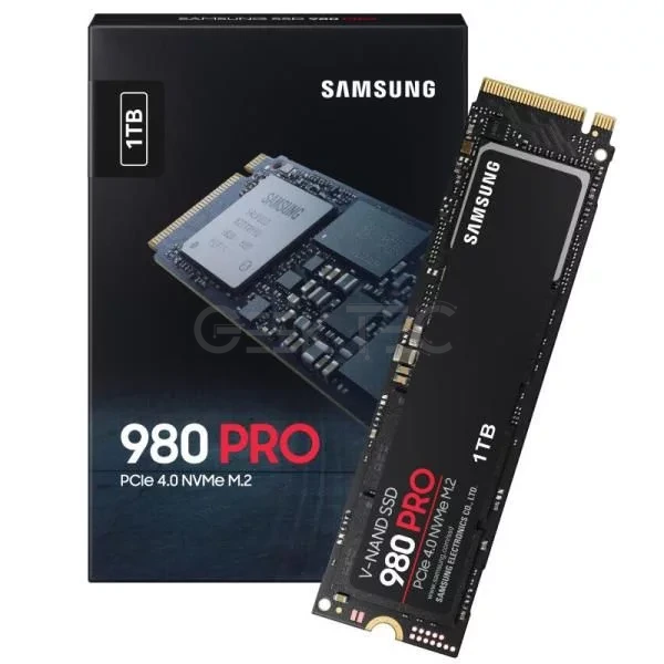 Samsung 980 PRO MZ-V8P1T0BW | Disque SSD Interne NVMe M.2, PCIe 4.0, 1 To, Contrôle thermique intelligent - Compatible PS5
