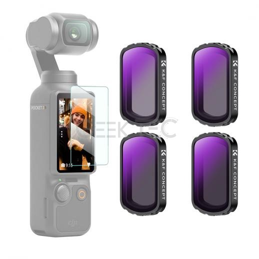 Filtre d'objectif K&F Concept série NANO-K pour DJI Osmo Pocket 3