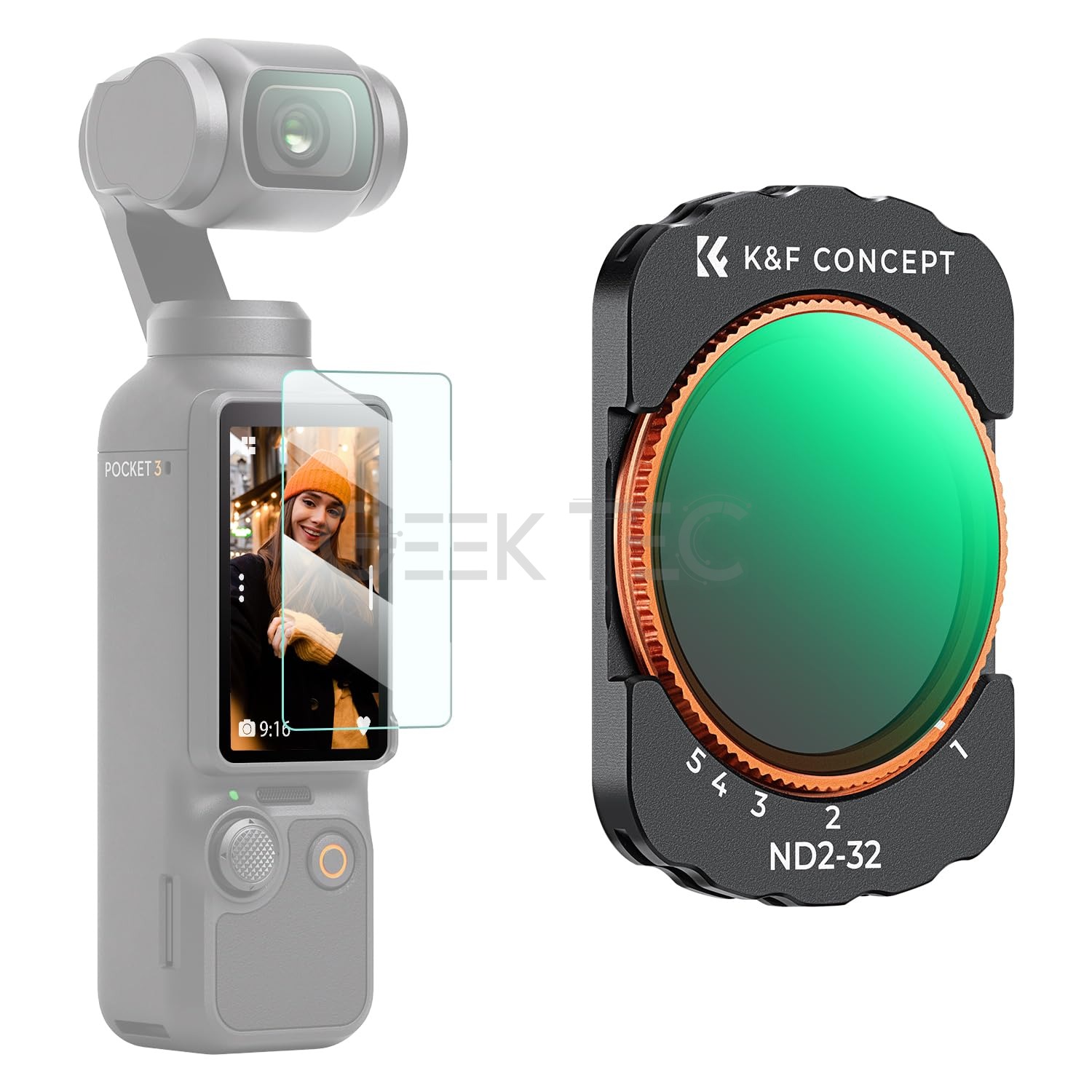 Filtre à densité neutre variable ND2-32 (VND) NANO-X DJI Osmo Pocket 3