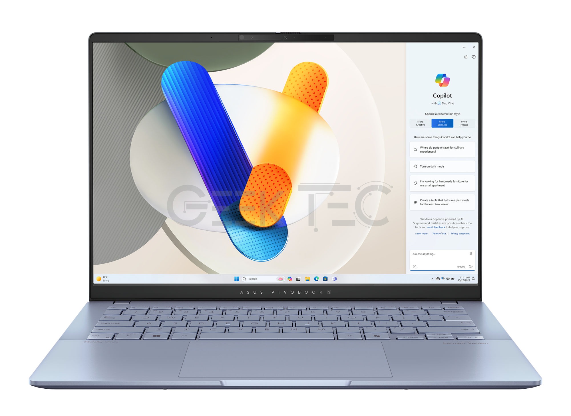 Asus Vivobook 14 S5406SA 14" Intel® Core™ Ultra 7 32 Go RAM 1 To SSD
