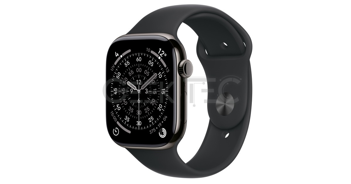 Apple Watch Series 11 46 mm montre connectée avec Bracelet Noir
