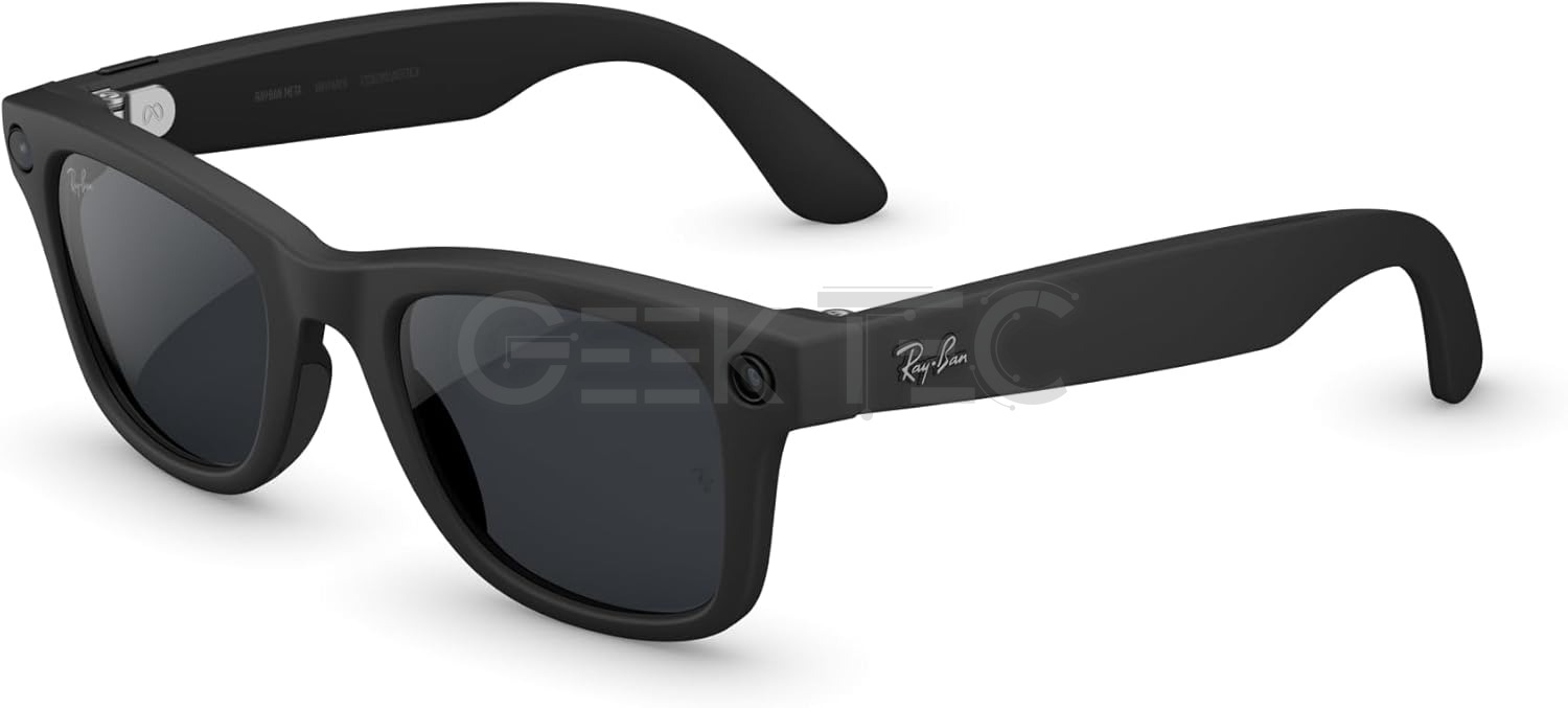 Ray-Ban Meta (2 génération), Wayfarer, Grand Noir mat