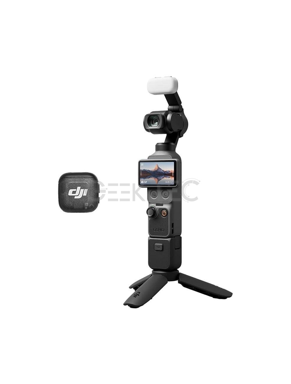 DJI Osmo Pocket 4 Creator Combo – Caméra gimbal 1 pouce 4K/240fps avec DJI Mic 3 Pack