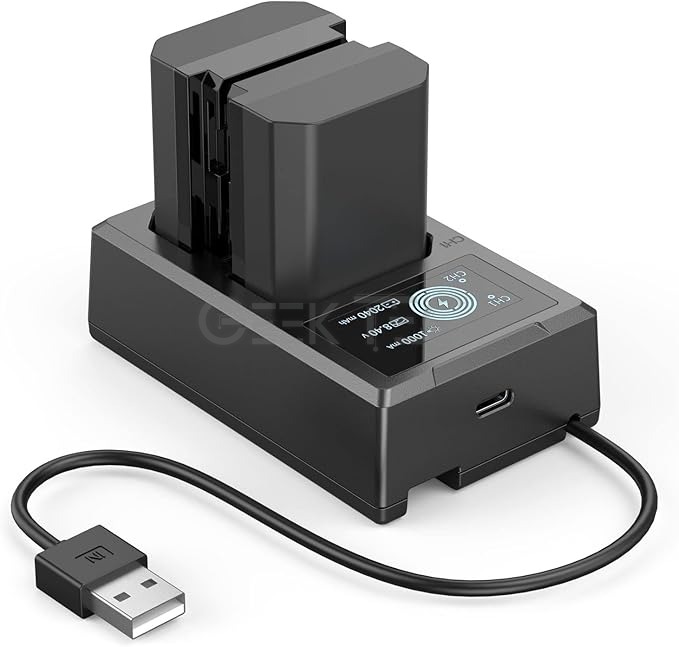SMALLRIG NP-FZ100 Batteries de Rechange pour Camera et Chargeur