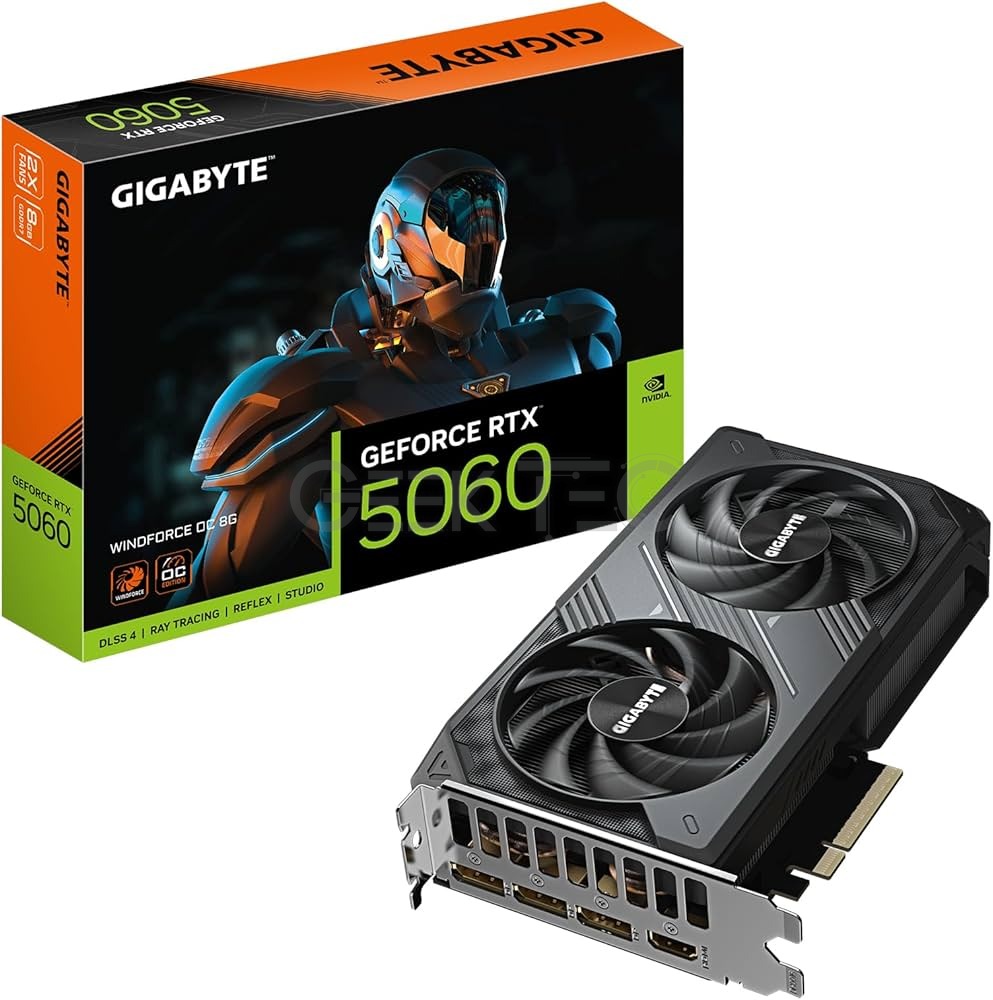 Carte Graphique GIGABYTE GeForce RTX 5060 OC Low Profile - 8GB GDDR7