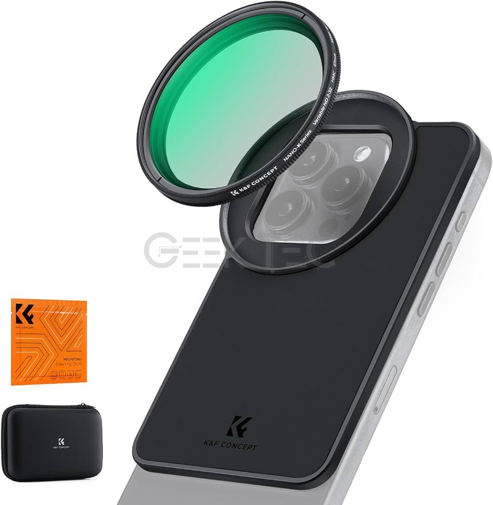 K&F CONCEPT 6.7" Support Magnétique et Filtre Variable ND2-32