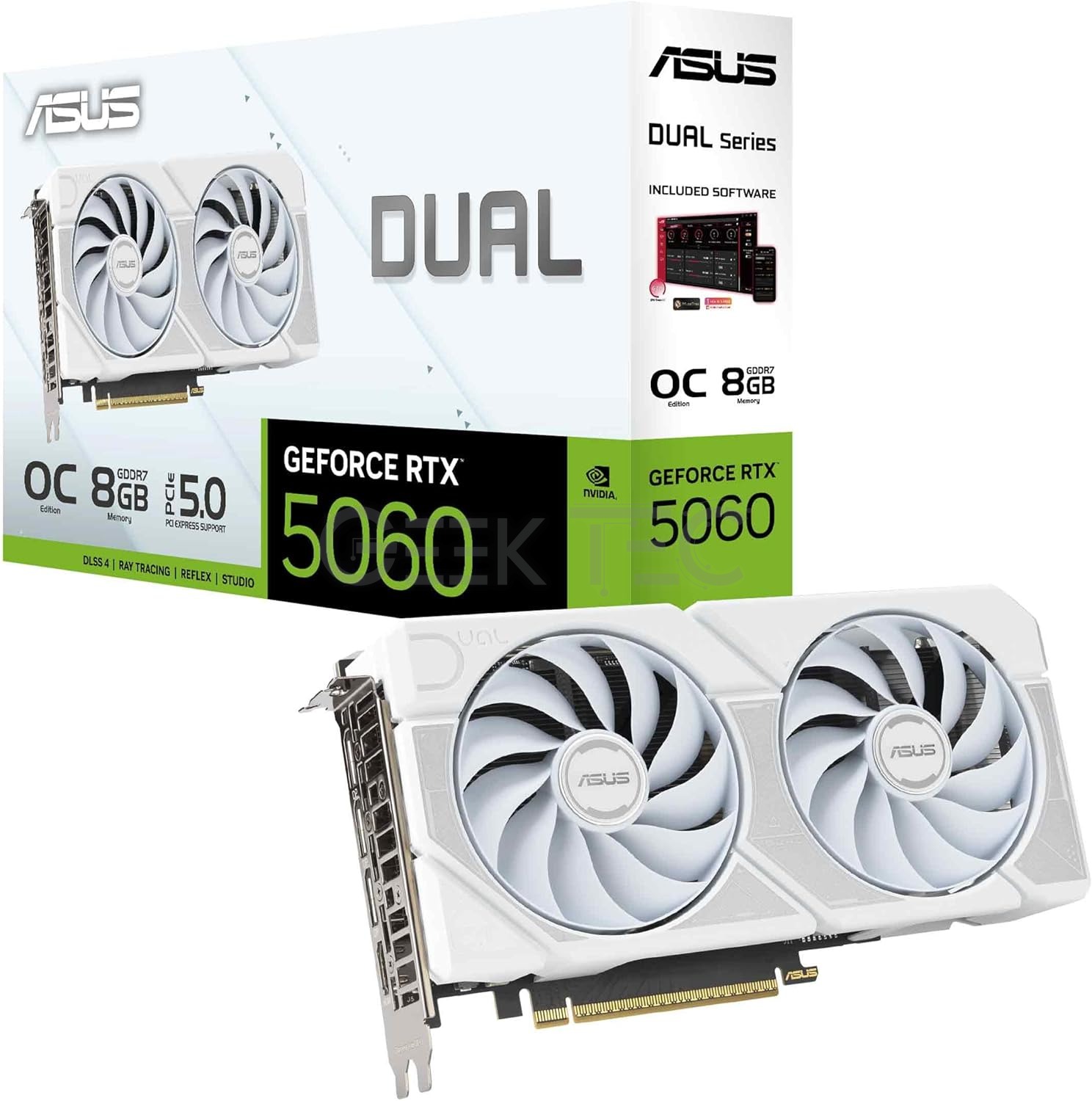 Carte Graphique  ASUS Dual GeForce RTX 5060  GDDR7, DUAL OC